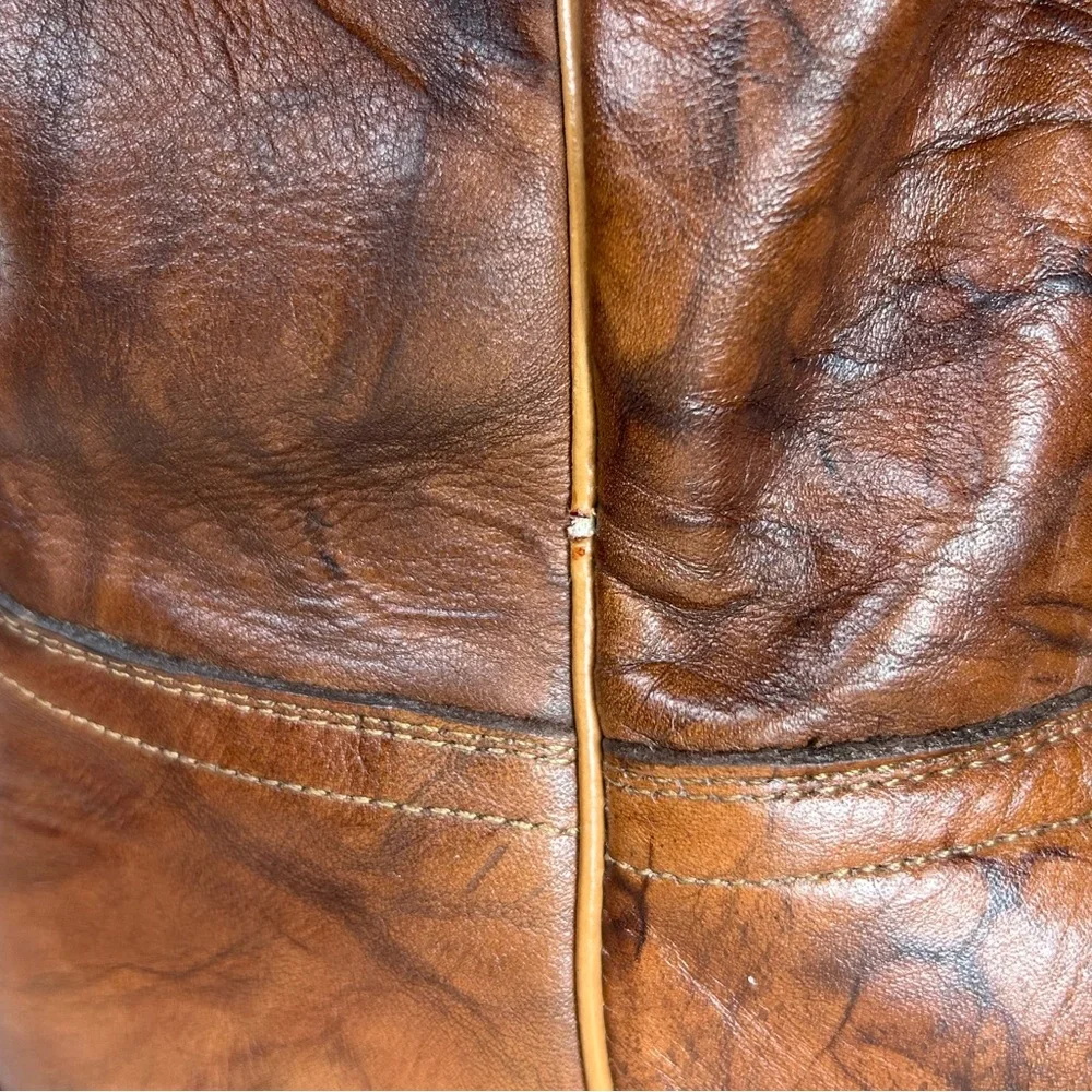 Justin 3163 Jackson 10” Classic Roper Chestnut Marbled Western Cowboy Boots 12D_12